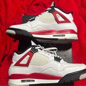 LNA Men's Sneakers - White and Red